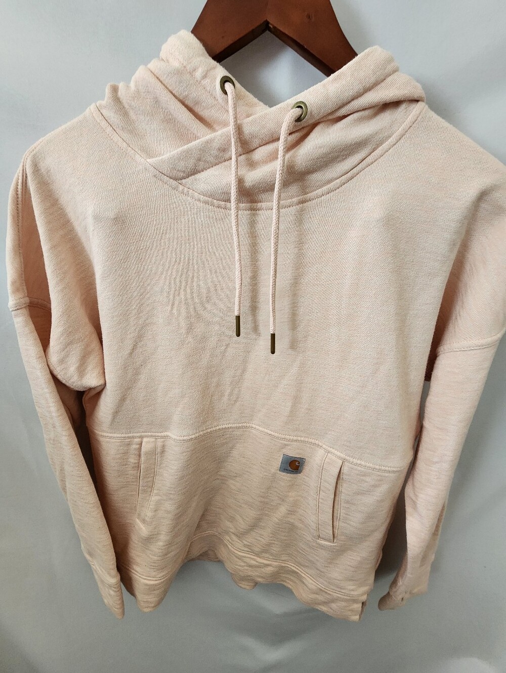 Carhartt Peach Colour Pullover Hoodie. Size XS